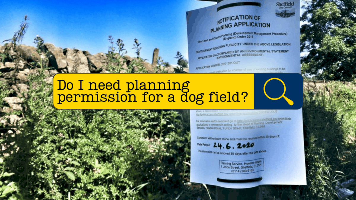Do You Need Planning Permission For A Dog Field?